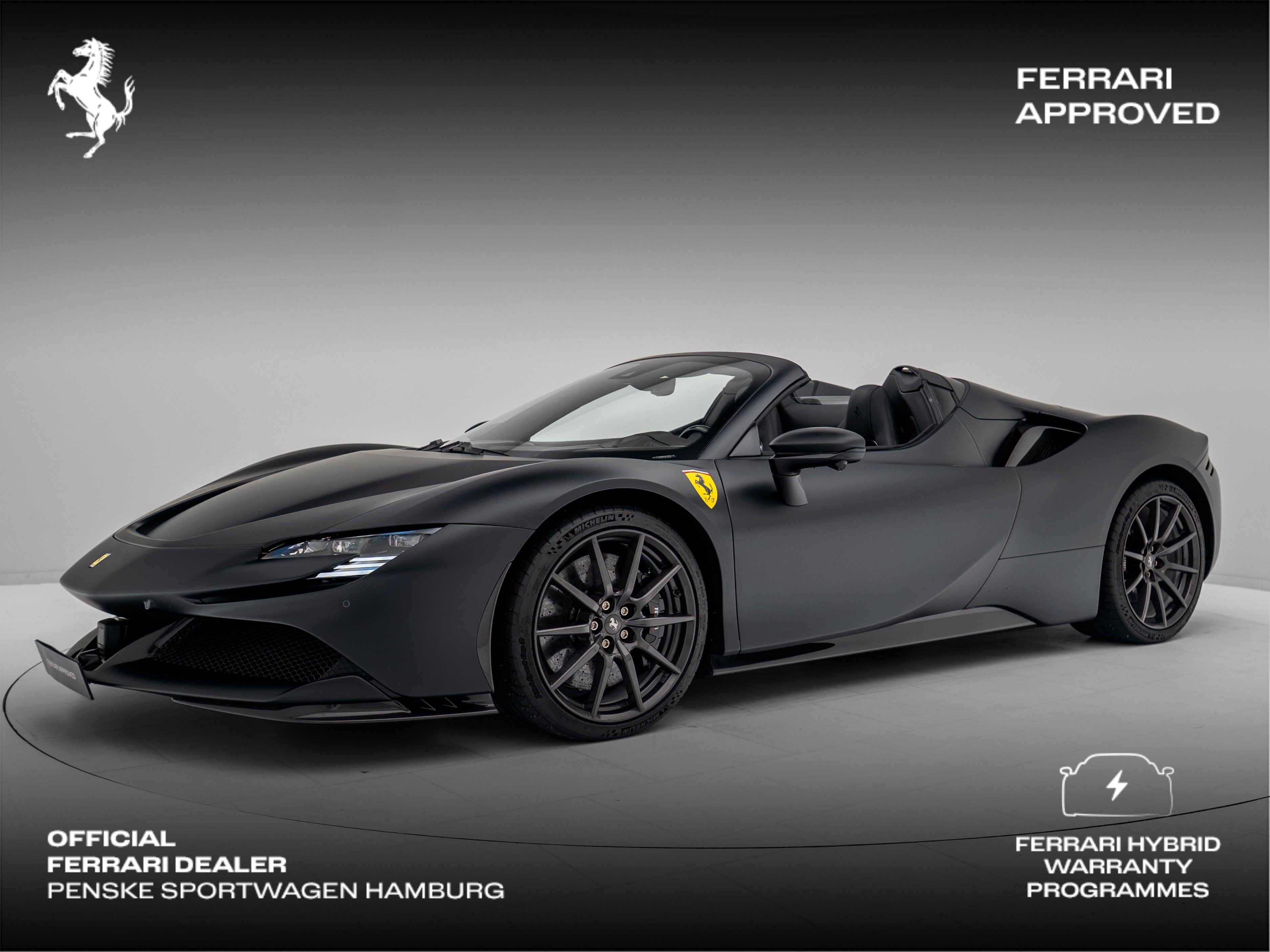 Ferrari SF90 Spider NERO OPACO - FERRARI HAMBURG